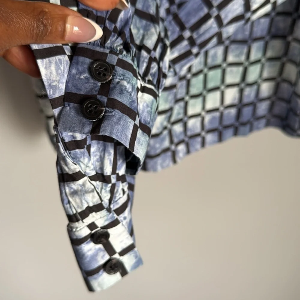 Rachel Comey Soon Top Black & Blue  8 - Picture 13 of 16